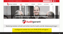 Desktop Screenshot of johner-institut.de